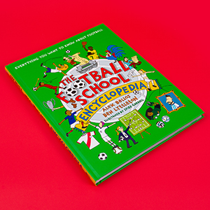 Book against a red background