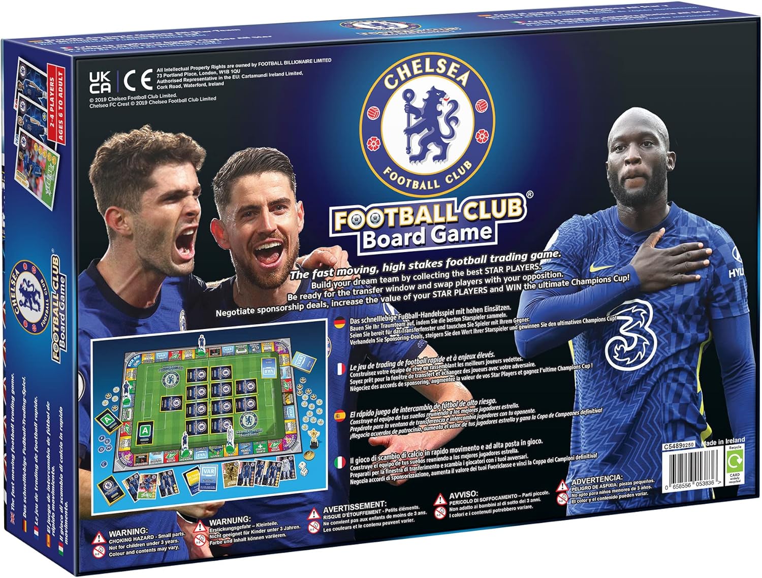 Official Chelsea Football Club Board Game By Football Billionaire | Family Board Games for Kids and Adults | Ages 6+| A Trading & Family Strategy Board Game for 2-6 Players as Seen on Dragon's Den - Image 5