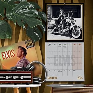 2025 elvis collector's calendar