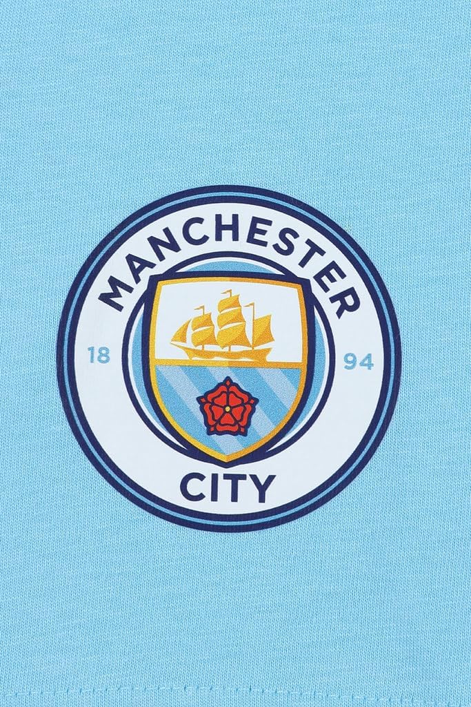 MANCHESTER CITY Boys Football Club Camouflage Short Pyjama Set - Image 5