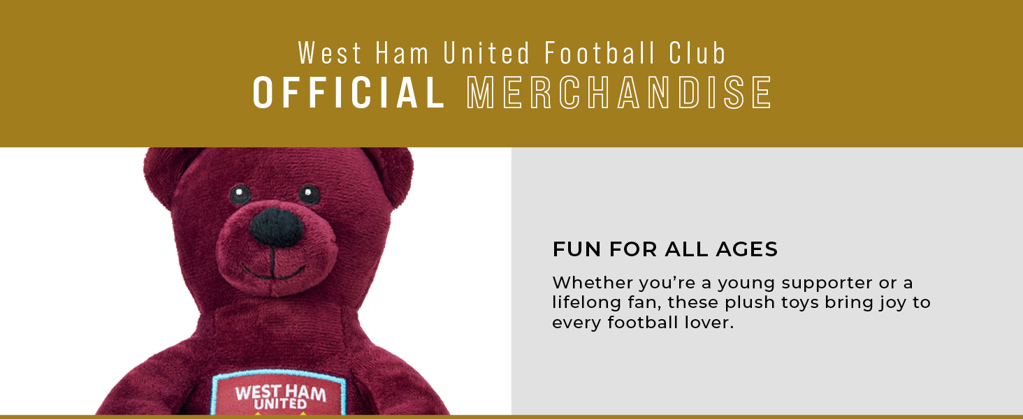West Ham United FC Beanie Bear Plush