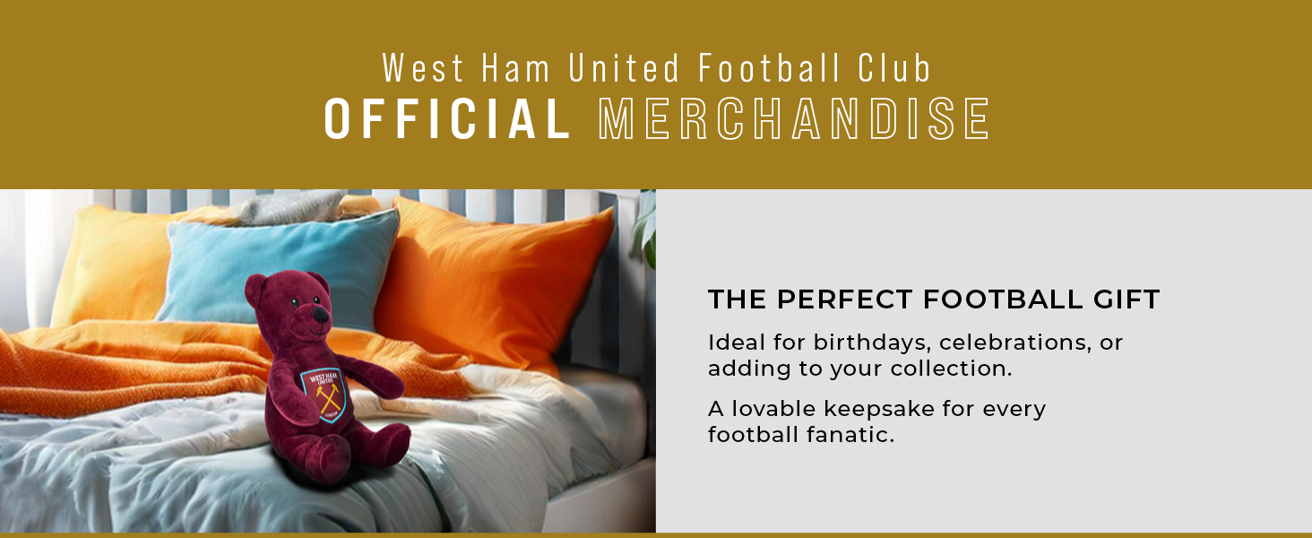 West Ham United FC Beanie Bear Plush