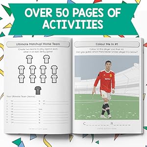 football word search crossword colouring formations kids fun activities puzzles gift learning