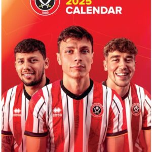 2025 Calendar Sheffield United FC Month to View A3 Football Calendar Official Product