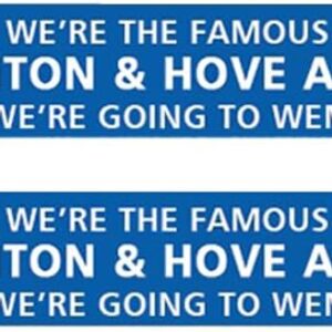 Brighton and Hove Albion Football Club Wembley Scarf, Blue