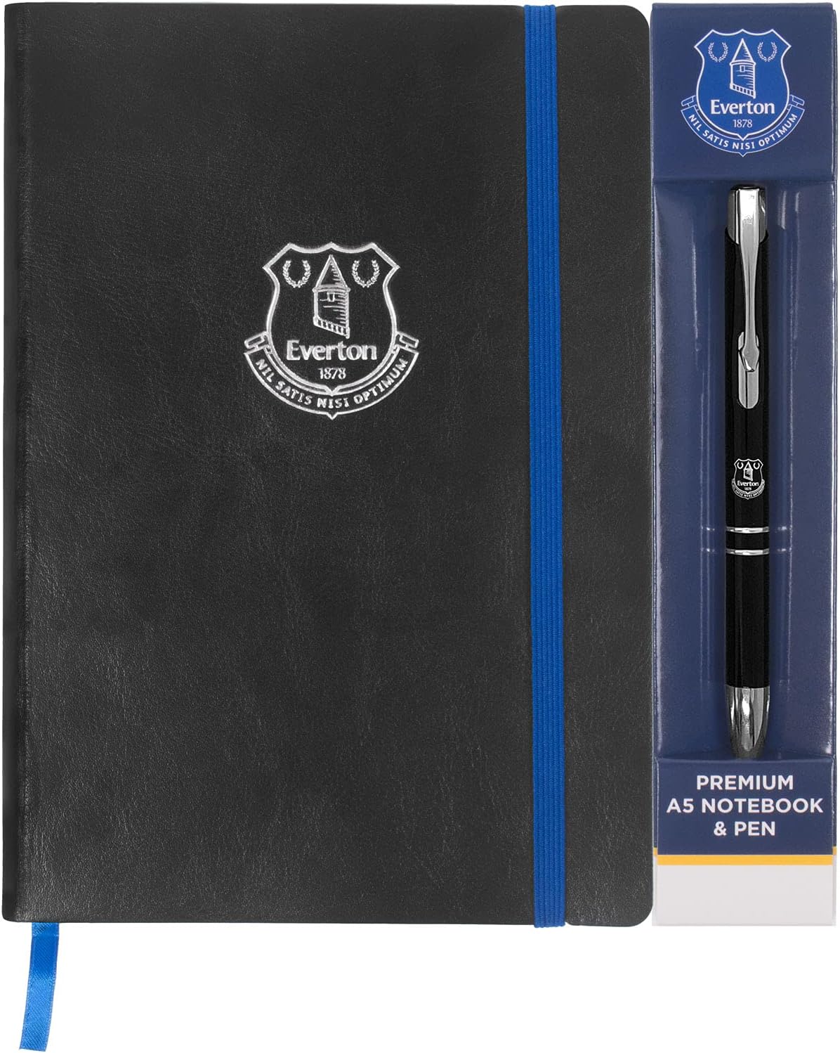 Everton FC Notebook & Pen A5 Executive Premium OFFICIAL Football Gift