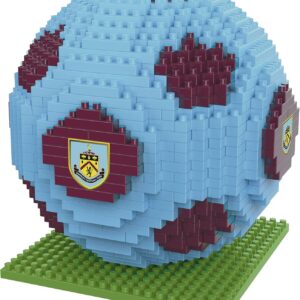 FOCO BRXLZ Burnley FC Football Premier League Championship Logo Team Building Set 3D Construction Toy