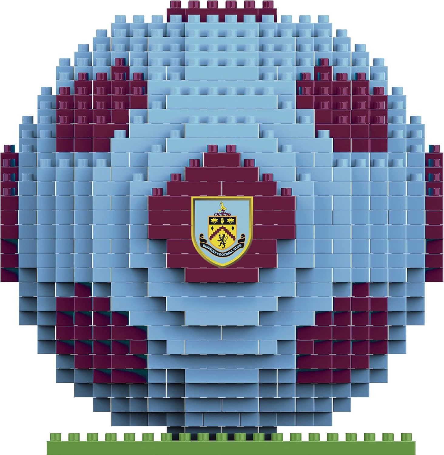 FOCO BRXLZ Burnley FC Football Premier League Championship Logo Team Building Set 3D Construction Toy - Image 2