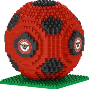 FOCO Officially Licensed Brentford FC BRXLZ Bricks 3D Football Toy Model