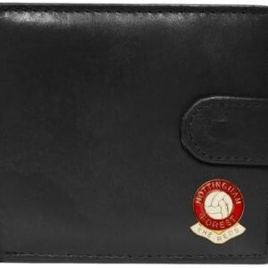 Knight Nottingham Forest Football Club Black Leather Wallet