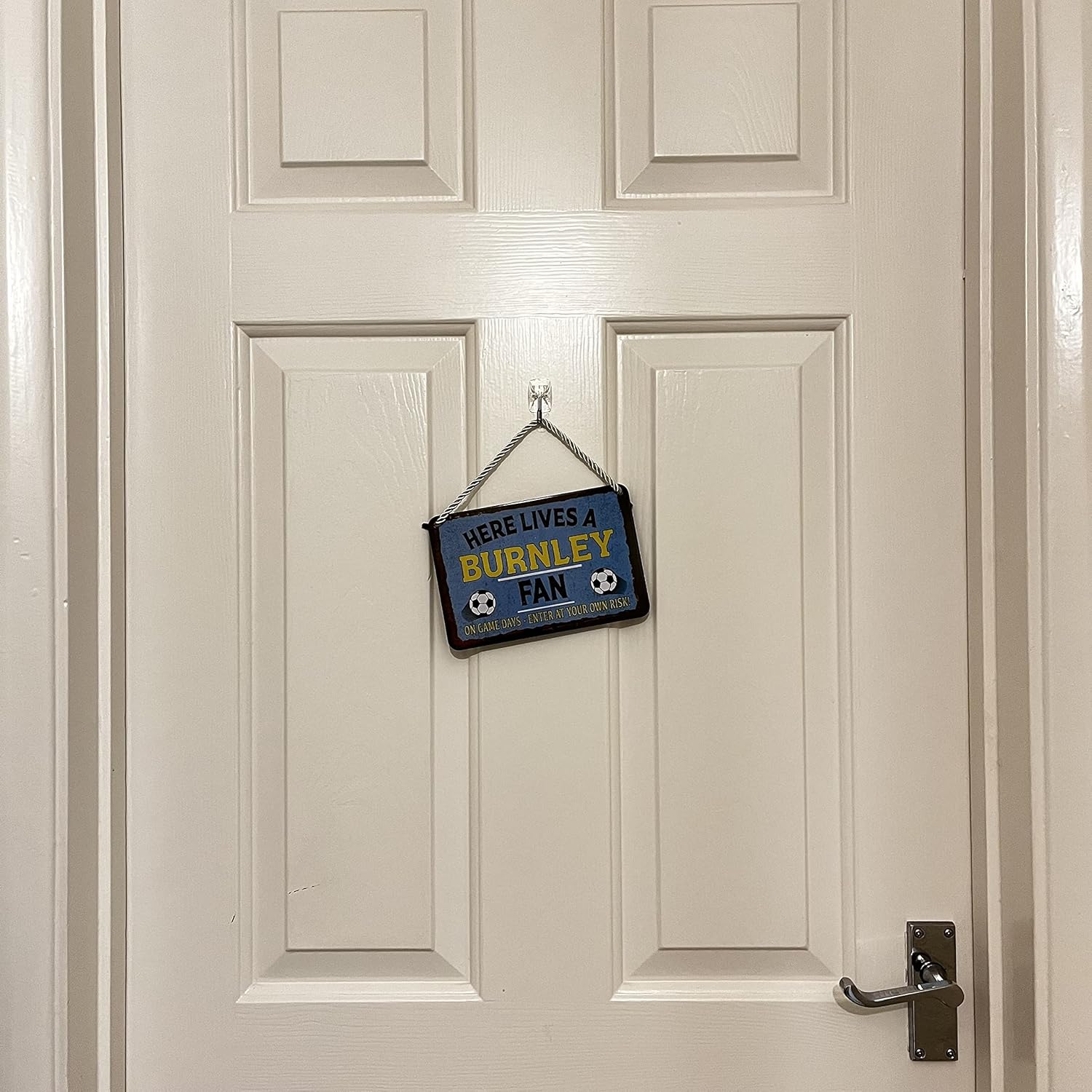 Metal Tin Sign - Burnley Football Soccer Sports - Wall Plaque Retro Vintage 18X12 Cm Decorative Sign - For Bar Pub Dining Room Kitchen Bedroom Office Garage - Funny Stylish Gift - Image 2