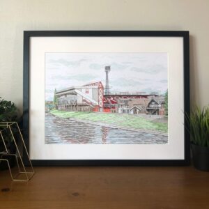 Nottingham Forest Football Club City Ground Stadium Prints Framed