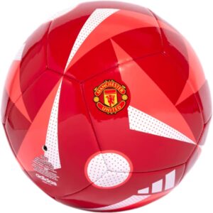 adidas Home Club Fan Soccer Ball - Show Your Support with 100% TPU Cover, Butyl Bladder, and Team Printed Crest, Size 5 (Bayern, Arsenal, Real Madrid, Manchester United, Juventus)