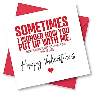 funny valentines card birthday christmas love men women girlfriend boyfriend wife husband greeting