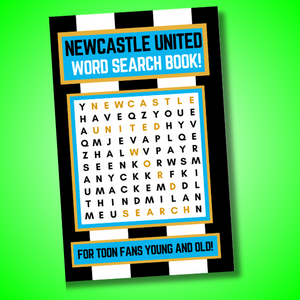 Newcastle United Word Search Book! For Toon fans young and old.