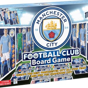 Manchester City Board Game By Football Billionaire Board Games | Family Board Games for Kids and Adults | Ages 6+ | Trading & Family Strategy Board Game Game for 2-4 Players (MANCHESTER CITY)