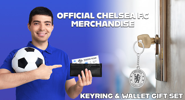 Chelsea F.C. Sports Fan Wallet Accessories Set