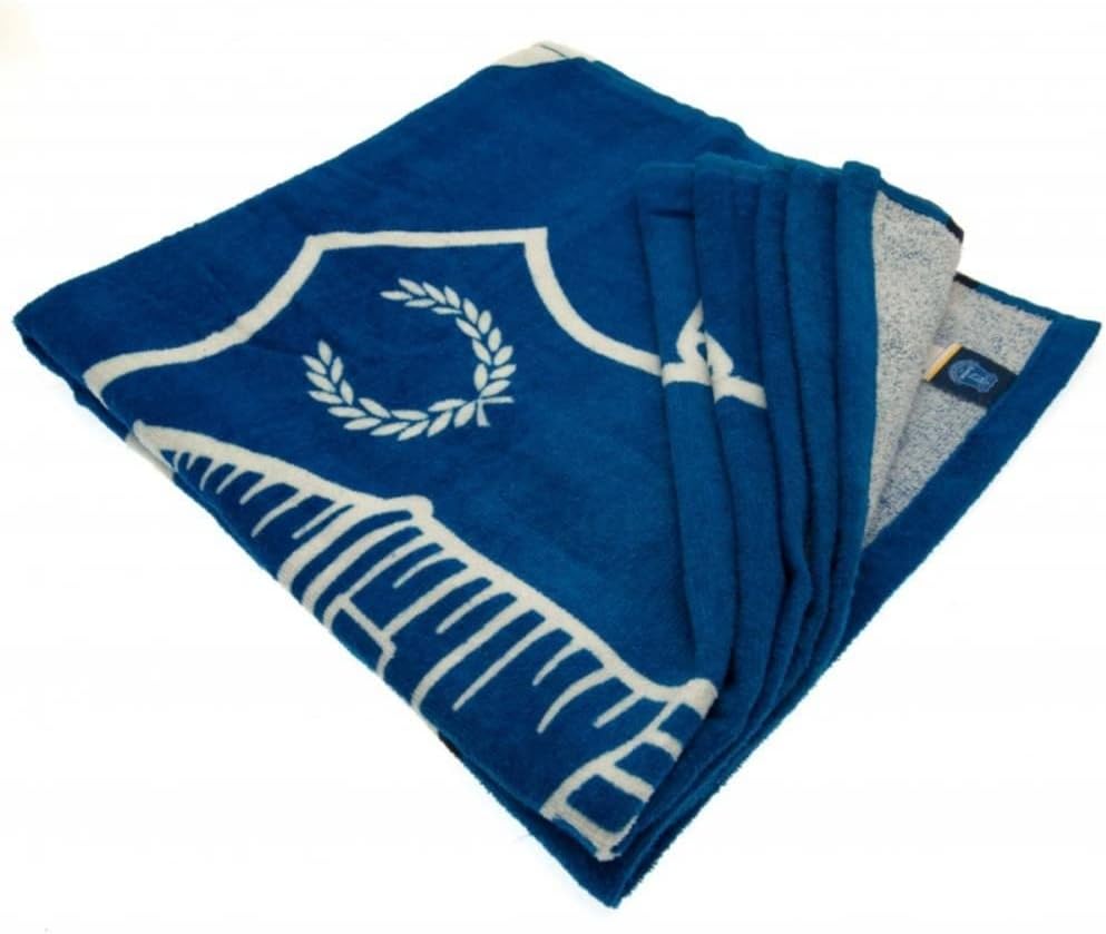 Everton F.C. TOWEL PULSE - 55in x 28in - Football Gift, Blue - Image 3
