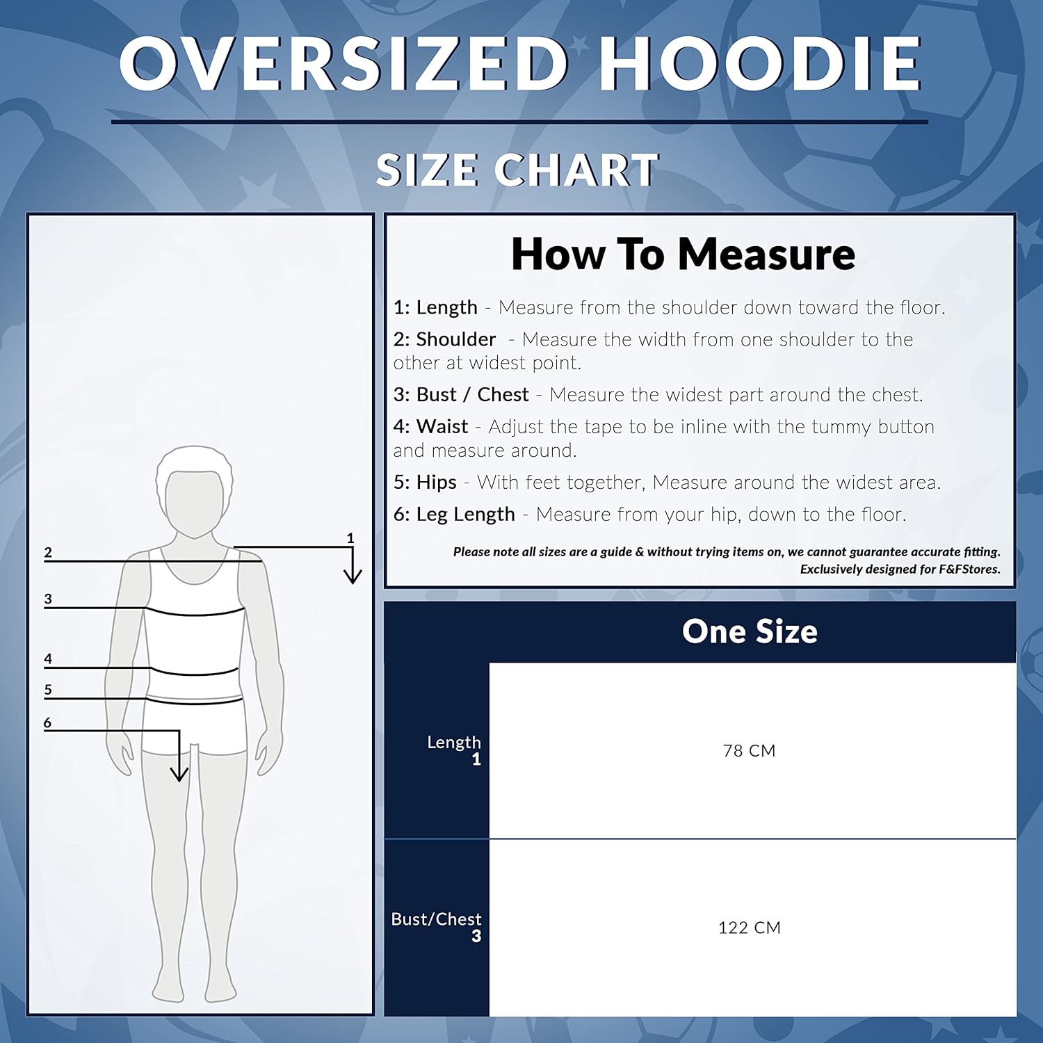 Tottenham Hotspur Hoodie, Oversized Hoodie Blanket, Football Gifts for Boys Blue - Image 7