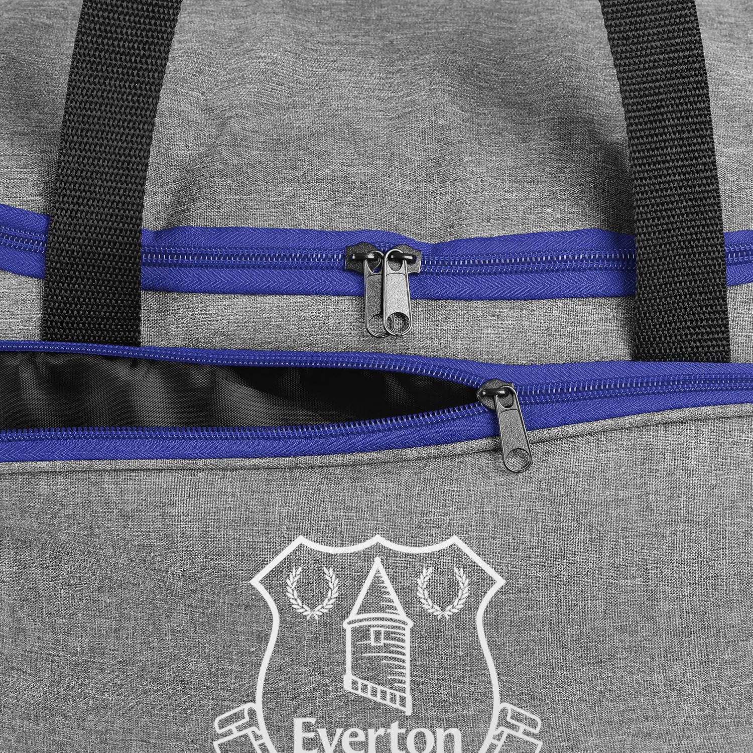 FOCO Officially Licensed Everton FC Grey Football Duffle Bag - Image 4