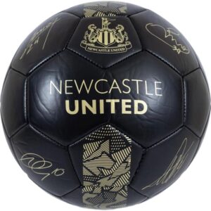 Hy-Pro Officially Licensed Newcastle United F.C. Signature Football - Phantom, Size 1, NUFC, Training, Match, Merchandise, Collectible For Kids and Adults