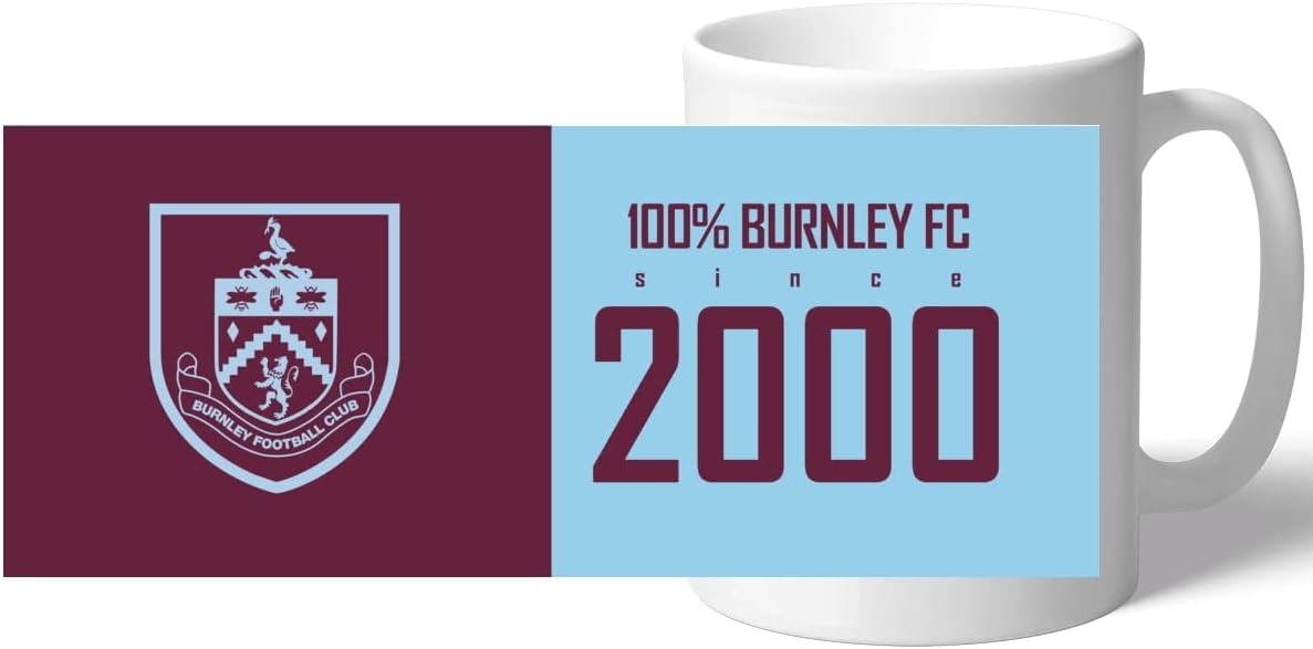 Burnley Personalised 100%" 11oz Ceramic Mug FC Fans, Great Gift for Clarets Football Supporters, Ceramic Tea Coffee Mug - Image 3