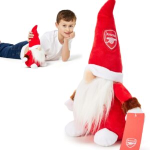 Arsenal FC Gonk Gnome (33cm Tall) The Gunners Officially Licensed Football Soft Toy Plush for Adults Kids