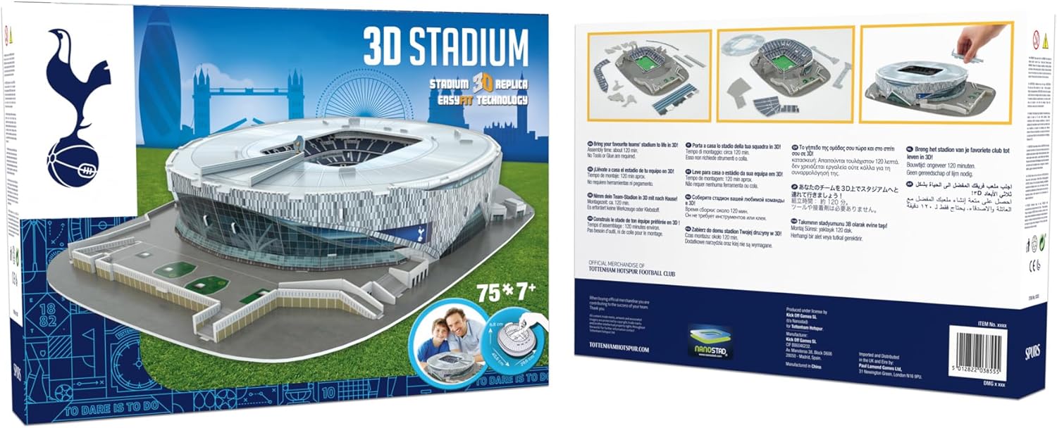 Paul Lamond Games 3905 FC Tottenham Hotspur Stadium 3D Jigsaw Puzzle - Image 4