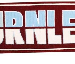 Beyond Happy Burnley FC Football Supporters' Scarf - Burnley Clarets Football Fan Scarf - 100% Acrylic