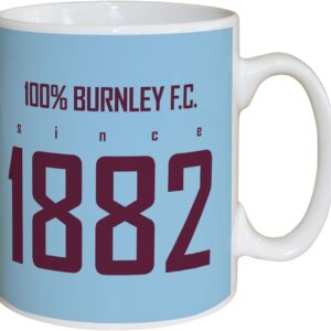 Burnley Personalised 100%" 11oz Ceramic Mug FC Fans, Great Gift for Clarets Football Supporters, Ceramic Tea Coffee Mug
