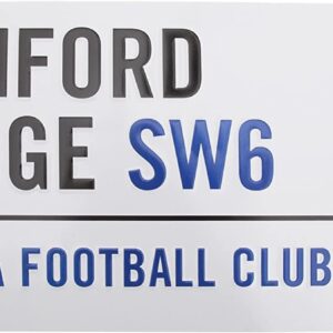 Chelsea Football Club Metal Street Sign, Stamford Bridge Street Sign