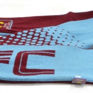 Club Licensed West Ham Utd Fade Scarf - Maroon/Sky - One Size