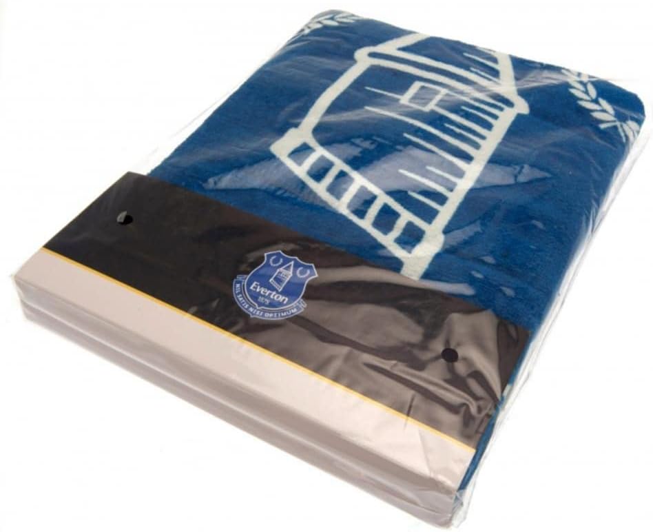 Everton F.C. TOWEL PULSE - 55in x 28in - Football Gift, Blue - Image 2
