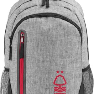 FOCO Official Nottingham Forest FC Grey Football Backpack Rucksack Bag