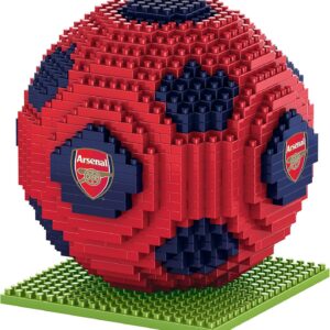 FOCO Officially Licensed Arsenal FC BRXLZ Bricks 3D Football Construction Building Set