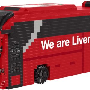 FOCO Officially Licensed Liverpool FC Football BRXLZ Bricks 3D Coach Toy Model - Premier League Construction Toy - 1347 Pieces - Ages 12+ - Sports Merchandise