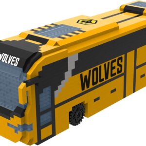 FOCO Officially Licensed Wolverhampton Wanderers FC 3D BRXLZ Bricks Football Coach Toy Model