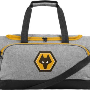 FOCO Officially Licensed Wolverhampton Wanderers FC Grey Football Duffle Bag