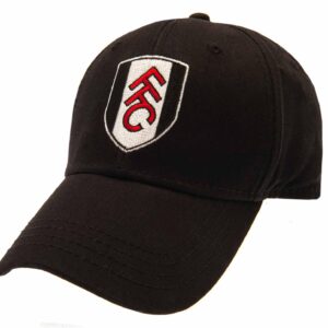 GIFTS 4 ALL Official Fulham Football Fans Baseballl Cap, Fulham Football Crest Cap, Adults Fulham Football Baseball Cap Black