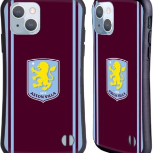 Head Case Designs Officially Licensed Aston Villa Football Club Home 2024/25 Crest Kit Hybrid Case Compatible With Apple iPhone 14