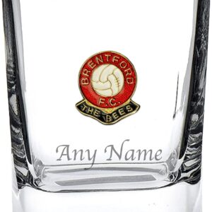 Knight Personalised Brentford Football Club Mixer Glass