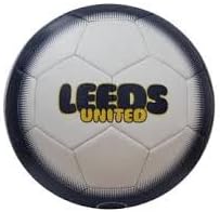 LEEDS UNITED Official white half tone design match size 5 football