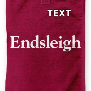 L&S PRINTS BRITISH MADE GIFTS Personalised Burnley Retro Football Microfibre Golf Towel - 1994 | Football Fan Gift, 90's Football Memorabilia (unofficial)