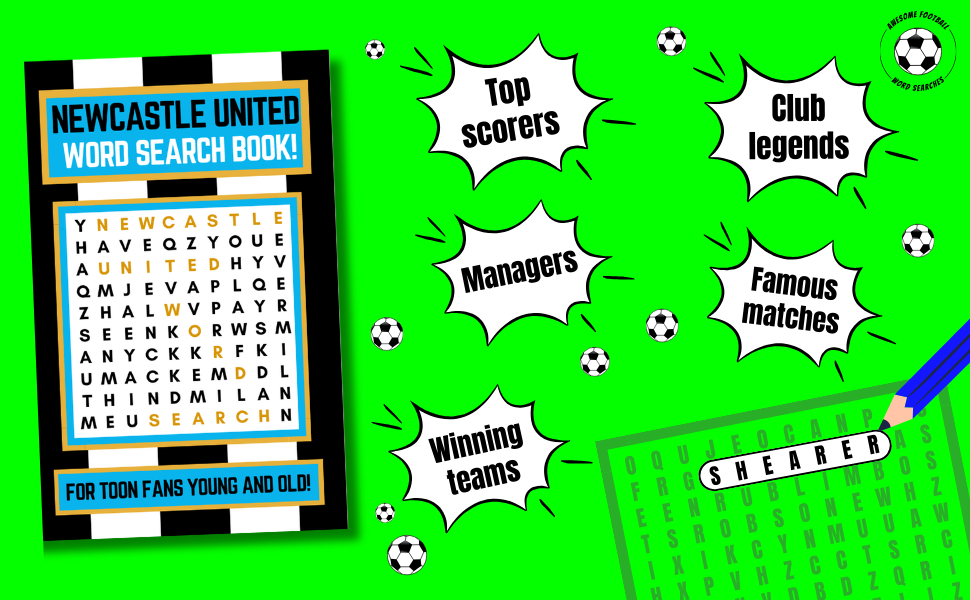 Newcastle United Word Search Book!