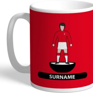 Nottingham Forest FC Personalised Player Figure 11oz Mug Fans, Great for Forest Football Supporters, Ceramic Tea Coffee Mug