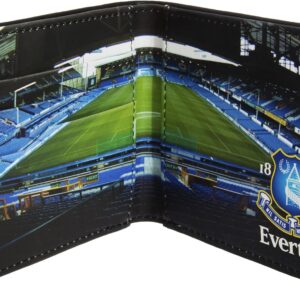 Stadium Wallet Club Crest On The Cover Pitch Panoramic View Folded Everton