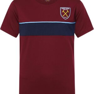 West Ham United FC Boys T-Shirt Poly Kids Official Football Gift