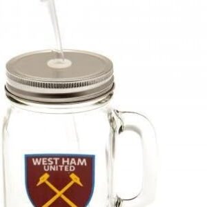 West Ham United FC Football Club Mason Jar Present Gift Birthday Children