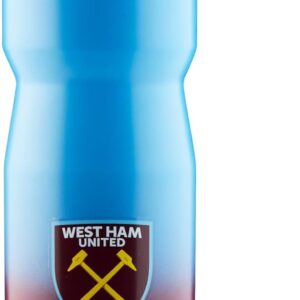 West Ham United F.C. Water Bottle with Straw Metal Water Bottle Football Sports Work Gym - West Ham Gifts for Men