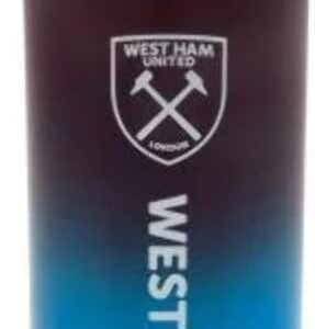 West Ham United Utd Fc Aluminium Sports Water Drinks Bottle Fade Design XL